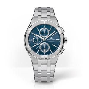 모리스라크로와 아이콘 크로노그래프 쿼츠 42mm 메탈밴드 AI1118-SS002-430-1