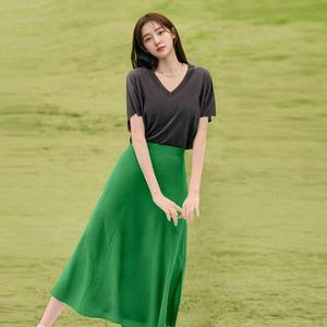 [최초가 89,000원][르포엠]아이라 웨이브 캡소매 돌먼 니트 3종세트