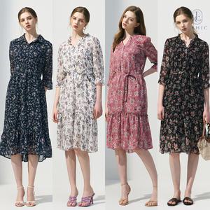 [25SS 최신상] 엘시크 25SS 플라워 쉬폰 원피스 2종