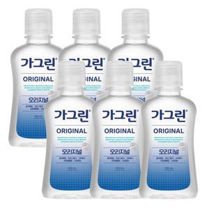 가그린 오리지날 구강청결제 100ml x 6개