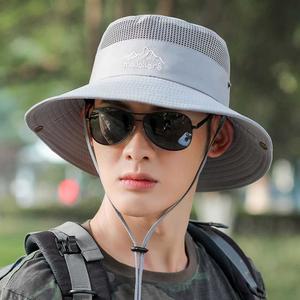 남성용 챙넓은 메쉬 모자 중년 남성 아웃 도어 선캡 남자모자 남성등산모자 챙넓은매쉬 여름버킷햇