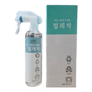 벌레싹 300ml 초파리 집먼지진드기 빈대 등 천연 국화꽃 추출물 살충제 3개