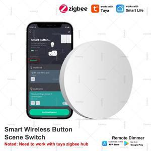 투야 스마트봇Tuya ZigBee 무선 장면 스위치 푸시 버튼 자동화 시나리오 컨트롤러 홈 오토메이션 지능형 연