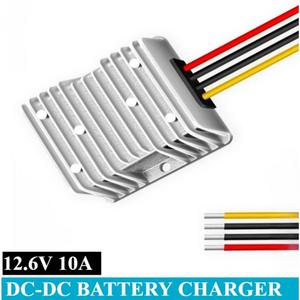 DC 8-36V  12.6V 13.8V 14.5V 16.8V 10A 벅 부스터 컨버터 안정기 배터리 충전기 자동차 용 스마트 듀얼 시