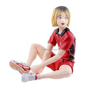 정품 반프레스토 하이큐 극장 버전, 9cm 코즈메 켄마 앉는 위치 피규어, 액션 완구 모델, 인형 생일