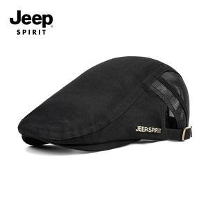JEEP 지프 여름 메쉬 베레모 모자 남자 베이직 자외선차단모자