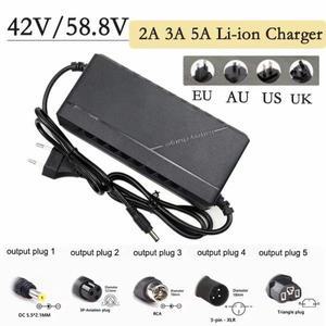 리튬 이온 충전기  18650 배터리 고속 스마트 10S  42V  58.8V  36V  2A  5A