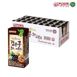 [삼육두유] 검은콩 호두와 아몬드 두유 190ml 24팩