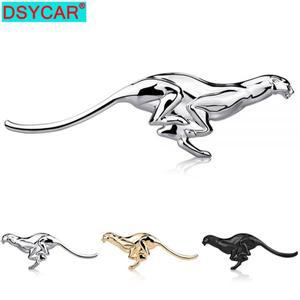 웨건 DSYCAR 3D 레오파드 자동차 스티커 금속 배지 엠블럼 트렁크 로고 접착 데칼 대부분의 자동차에 적합