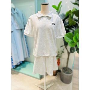 [부루앤쥬디 ](의정부점)리본 자수 반바지 세트 (BBRGST407B)