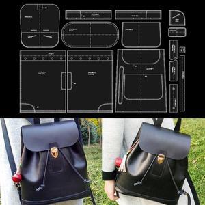 YOMDID 15pcs 어깨 가방 아크릴 금형 만들기 템플릿 수제 스텐실 DIY 도구