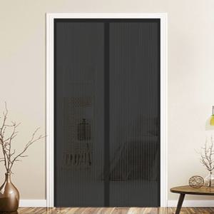 현관 출입문 방충망 현관문 자석 모기장 방충문 블랙 120 x 210cm