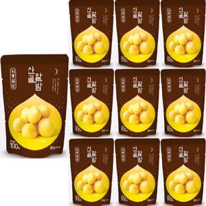 국내산 밤 100% 산골알밤 50g, 10개