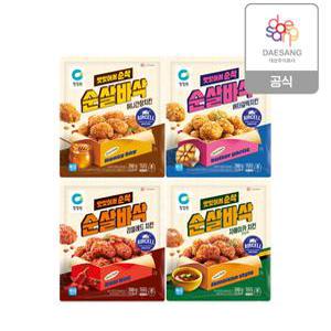 순살바삭치킨300g 4종 4개 골라담기 (허니간장/버터갈릭/자메이카/리얼레드)