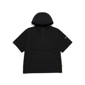 내셔널지오그래픽 N242UFT941 아델리 경량 우븐 스트레치 반팔 아노락 CARBON BLACK 796545