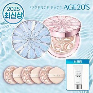 [에이지투웨니스]+[믿쓰진]AGE20S 에센스 커버 팩트 더 블루밍 한정 패키지(핑크*1+아이스*1+리필*3+선에