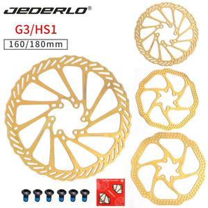 G3/HS1 160mm MTB 자전거 브레이크 로터 골드 디스크 고강도 6 홀 스테인레스 스틸 산악 액세서리
