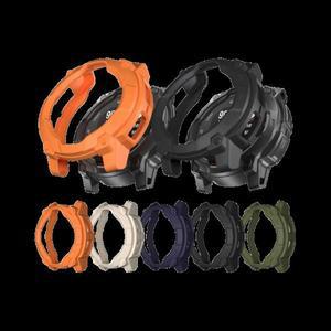 TPU 보호 케이스 충격 방지 소프트 시계 커버 Garmin Instinct 3 45/50mm 액세서리 용 스크래치 엣지 쉘