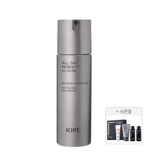 아이오페 맨 올데이 퍼펙트 올인원, 120ml, 1개 + 증정(맨 베이직 3종 키트, 1개 + UV 쉴드 선 프로텍터, 10ml, 1개)