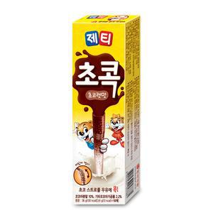 제티 초콕 초코렛맛 스트로우 10개입