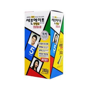 [뷰티아멕스] 세븐에이트 염색약 칼라크림 대용량 1제 240g+2제 240g