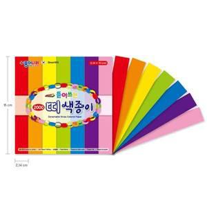 종이나라 뜯어쓰는 띠색종이 15cm
