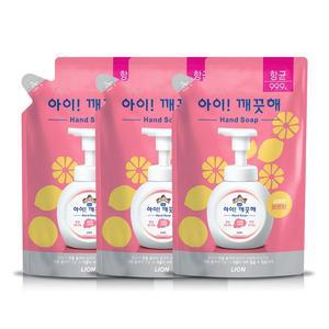 [아이깨끗해] 레몬 리필 450ml x 3개