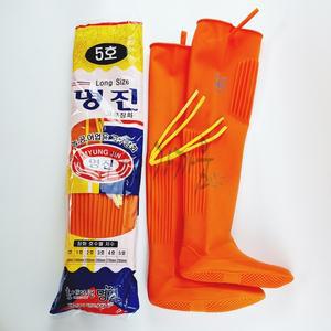 물장화 명진 고무장화 5호 280mm 모내기 농사 갯벌 어업 해루질 긴장화