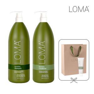 [본사직영빠른배송] 너리싱 샴푸+컨디셔너 1L 세트+샴푸 88ML+쇼핑백