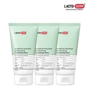 [X3]락토덤 피부에 유익한 어성초 클렌징폼 130ml 3개