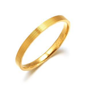 [한국금다이아몬드] 여자 순금 반지 심플 라인 24K 1.875g 애끼 검지 엄지
