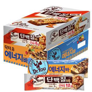 닥터유 에너지바 40G (15개)+닥터유 단백질바 50G (12개)