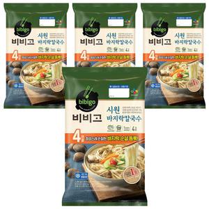 CJ 비비고 시원바지락칼국수, 642g, 4개