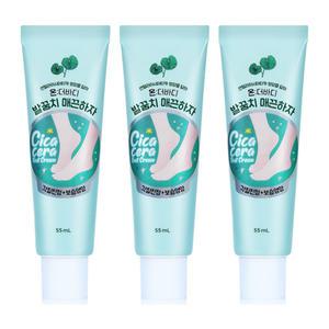 온더바디 코튼풋 발꿈치 매끈하자 풋크림 55ml, 3개