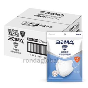 [기타]크리넥스 KF80 라이트핏 안심케어마스크 특대 5입8개