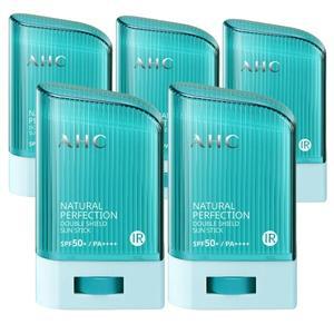 AHC 내추럴 퍼펙션 더블 쉴드 선스틱 22g SPF50+ 5개
