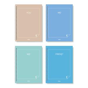 양지 1000 스프링노트16 A1/439968/중고등 줄노트 좌철 색랜덤출고