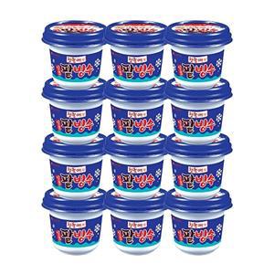 [롯데웰푸드]일품 첫눈애 팥빙수 아이스크림 230ml X12개