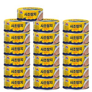 사조해표 살코기 참치 85g 19개 불포화지방산