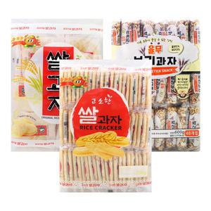 쌀과자 3종세트(오리지널쌀+고소한쌀+율무보리)