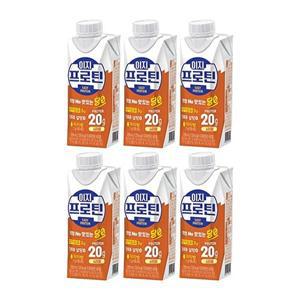 [롯데웰푸드]이지프로틴 당제로 시리얼 드링크 250ml X6개