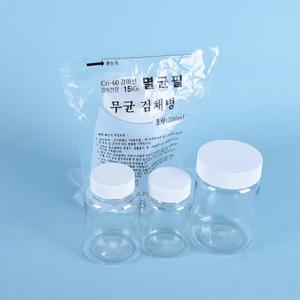 개별 포장 PET 무균 검채병 250ml B08-84-525
