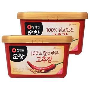 대상 청정원 순창 100 쌀로 만든 고추장 3kg 2개 (6kg)