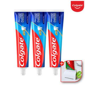 콜게이트 colgate 1450ppm 잇몸 충치 예방 불소 레귤러 치약 175gx3개+치약짜개