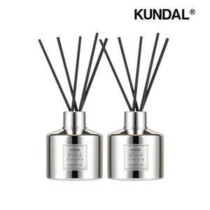 [쿤달] 퍼퓸 실내용 방향제 디퓨저 실버 리미티드 에디션 일랑일랑 200ml x2개