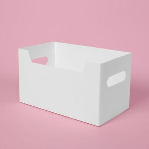 [OFLM3PNQ]손잡이 수납함 화이트 더리빙 26x15cm