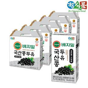 국산콩 검은콩 고칼슘 두유 190ml x 80팩