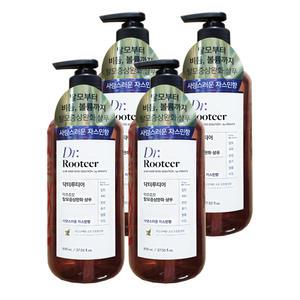 애경 닥터루티어 맥주효모 탈모증상완화 샴푸 사랑스러운 자스민향 800ml 4개 헤어
