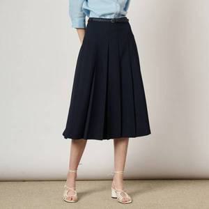 [BCBG] 솔리드 플리츠 스커트 B4M4S220
