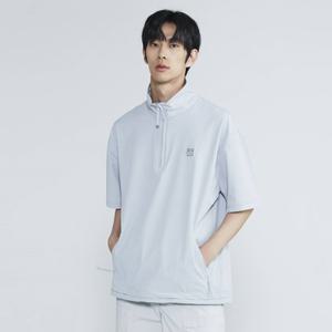 [버커루]남성 NSP 하프집업 반팔 오버핏 풀오버(B232SH300P)
